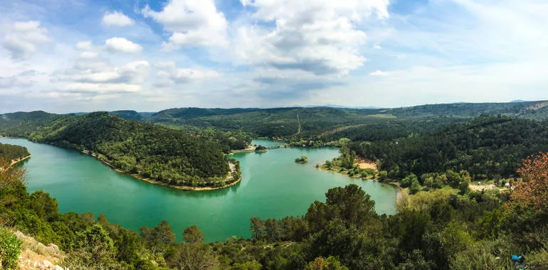 View on Lac de Carces