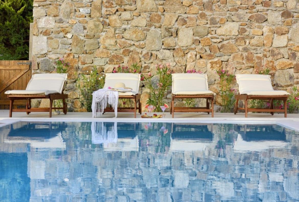 Luxury 2 bedroom holiday villa with private pool in Mykonos Greece (PV968)
