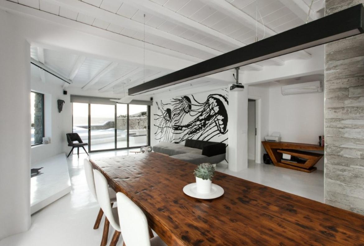 Luxury 4 bedroom holiday villa with private pool in Mykonos Greece (PV953)