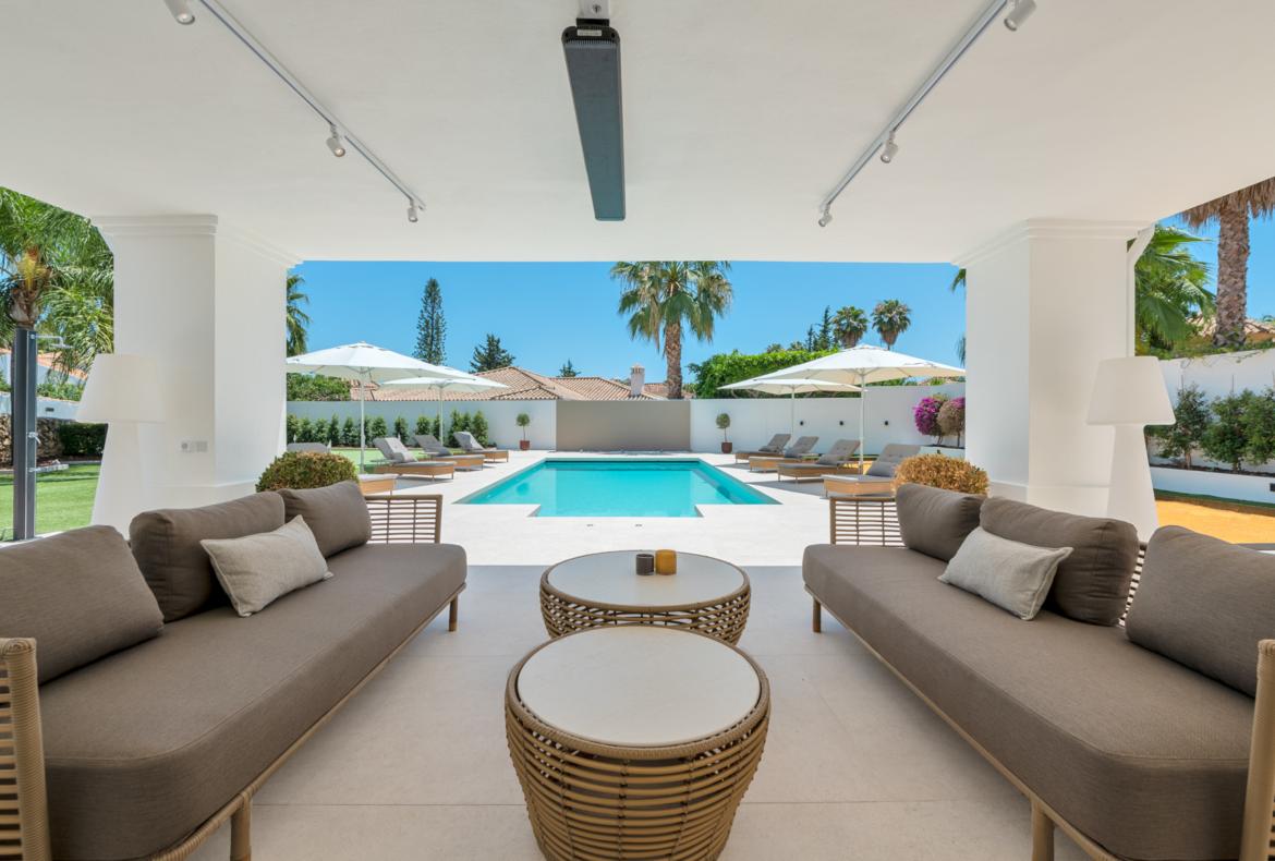 Luxury 6 bedroom holiday villa with private pool in Costa del Sol Spain (PV3001)