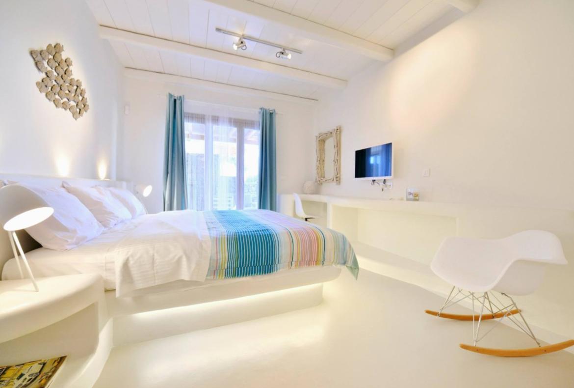Luxury 4 bedroom holiday villa with private pool in Mykonos Greece (PV1364)
