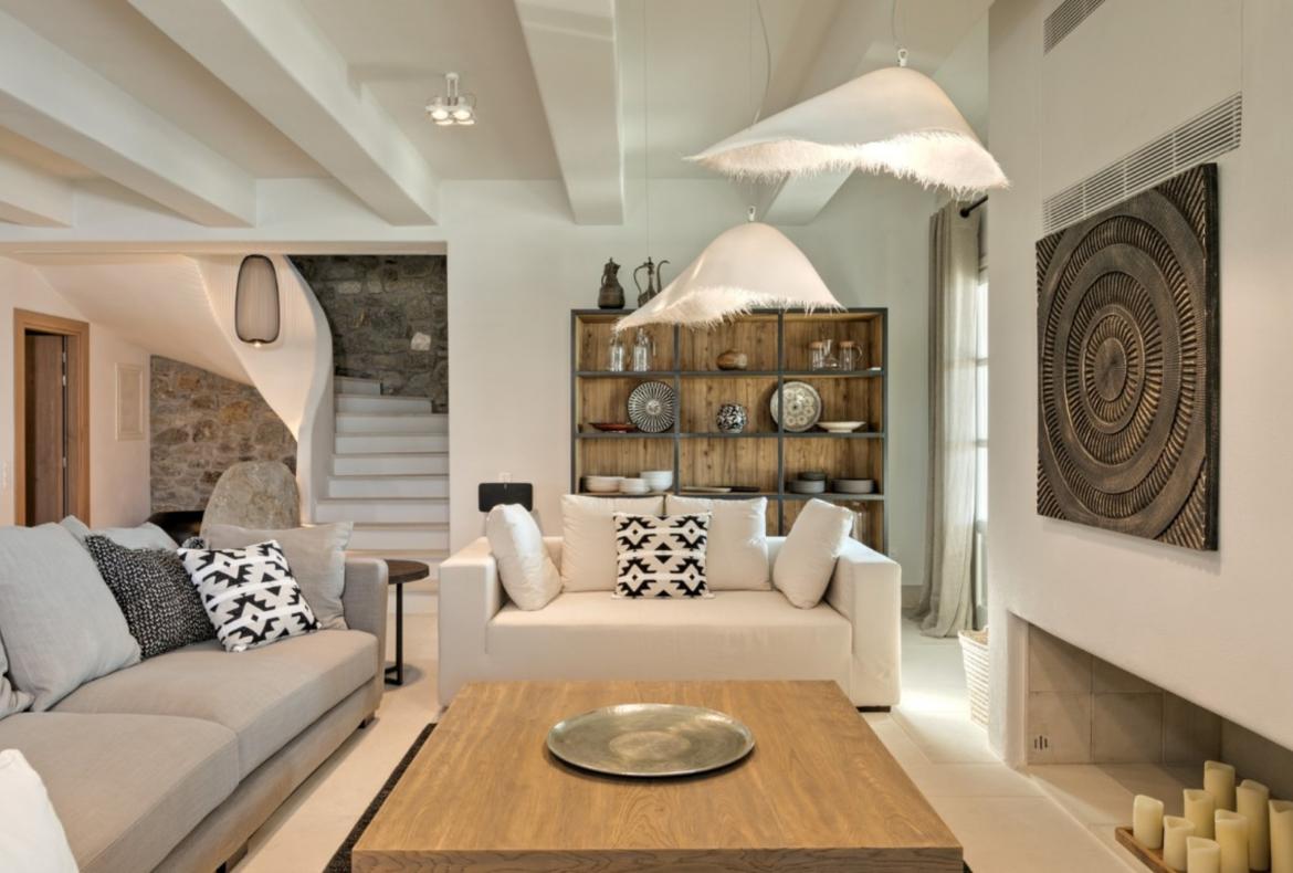 Luxury 5 bedroom holiday villa with private pool in Mykonos Greece (PV823)