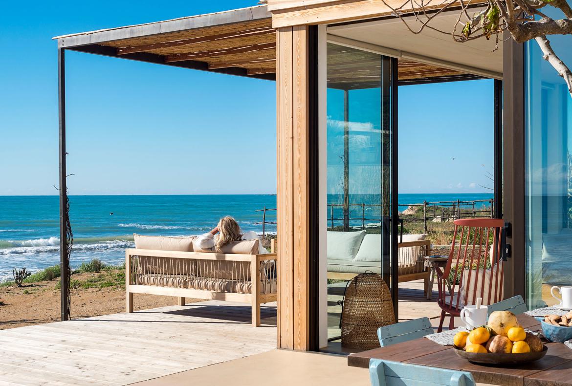 Luxury 2 bedroom holiday villa with private pool in Sicily Italy (PV691-2)