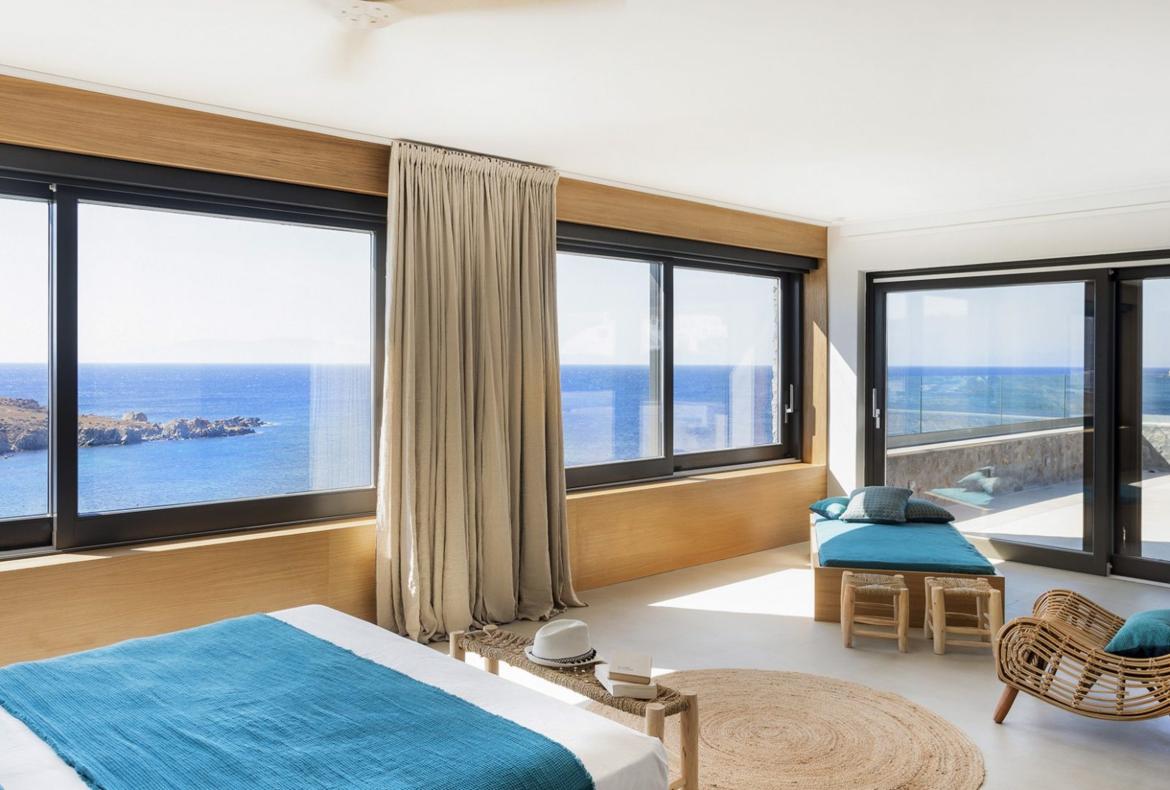 Luxury 6 bedroom holiday villa with private pool in Mykonos Greece (PV1852-2)