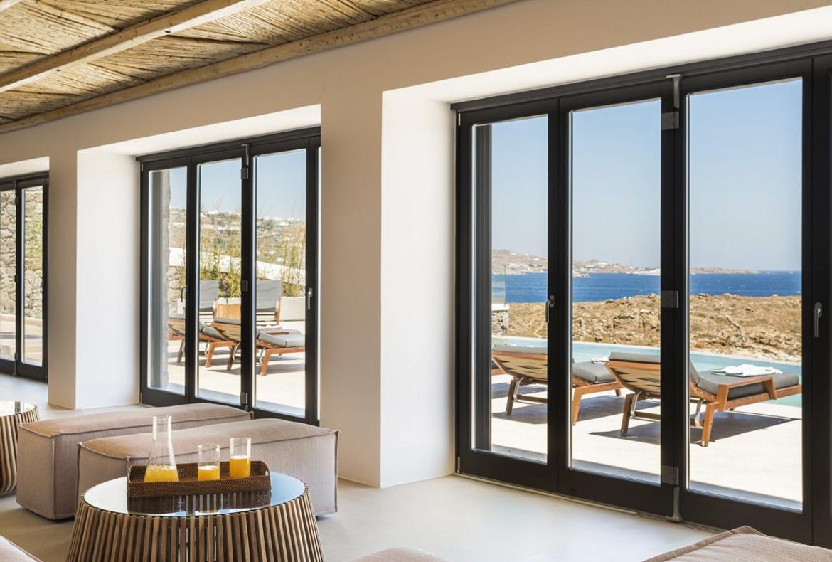 Luxury 6 bedroom holiday villa with private pool in Mykonos Greece (PV1852-2)