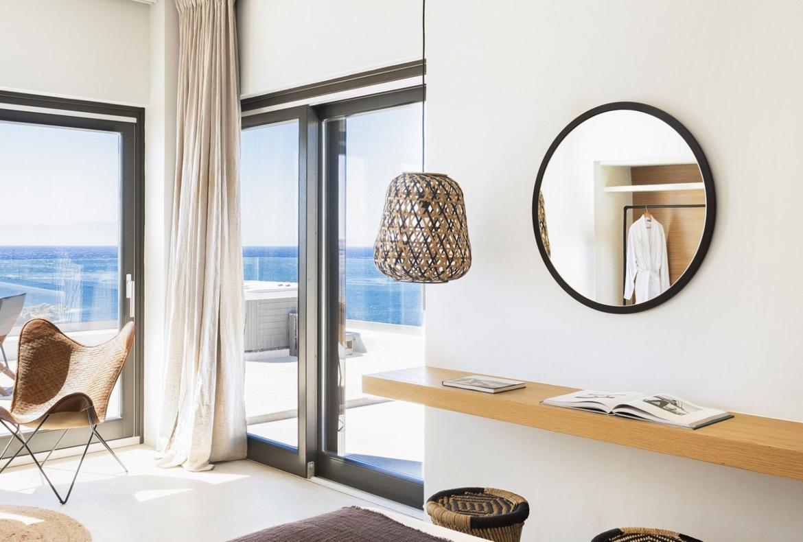 Luxury 6 bedroom holiday villa with private pool in Mykonos Greece (PV1852-2)