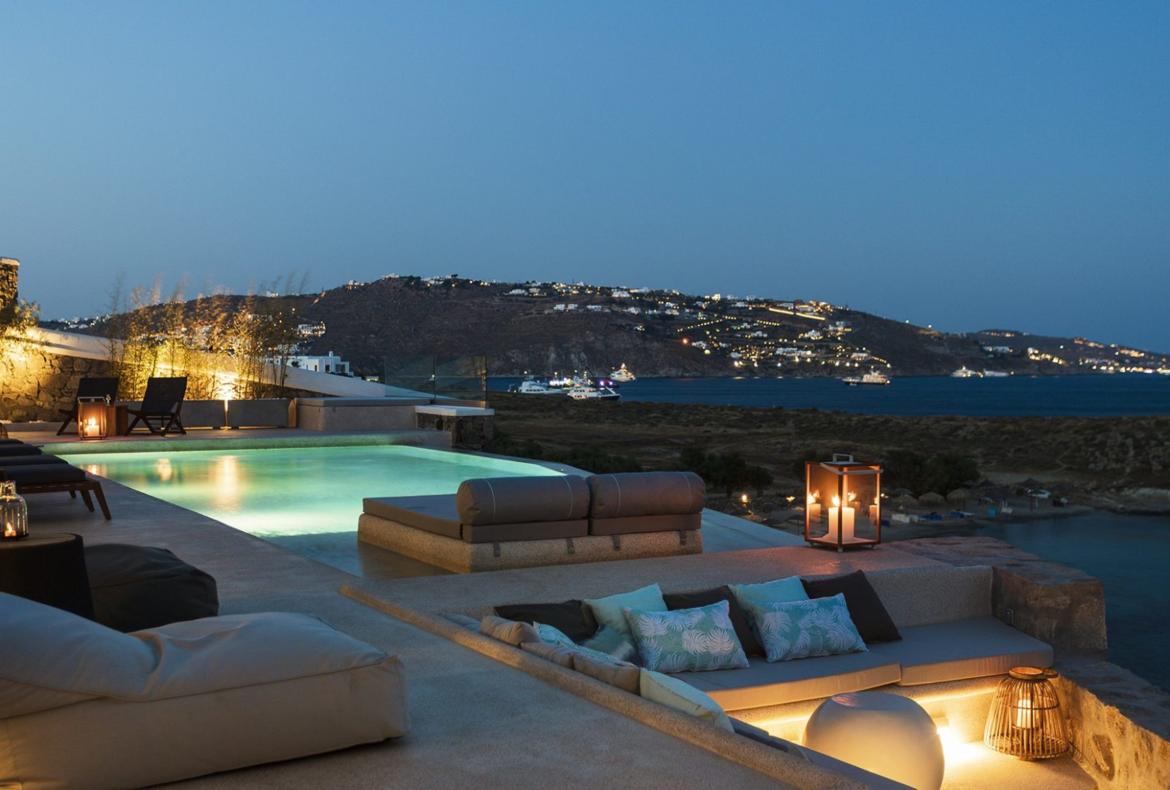 Luxury 6 bedroom holiday villa with private pool in Mykonos Greece (PV1852-2)