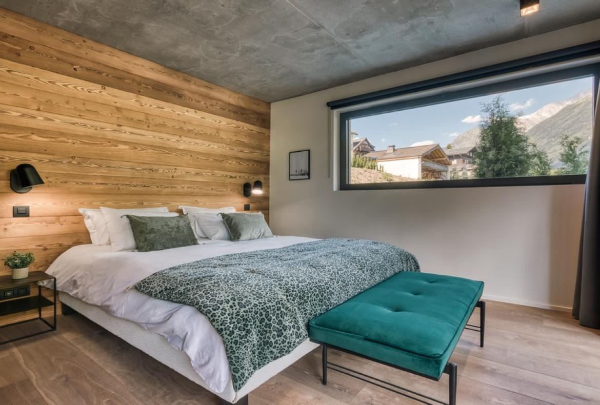 Cosy Nordic hideaway with Jacuzzi and Mont Blanc views. (CHAMX102)