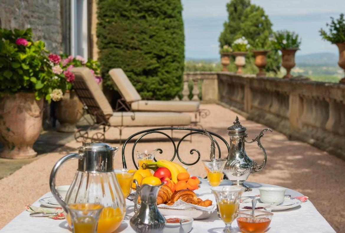 Magnificent XVIth century château. Saltwater pool. Walking distance to shops etc. 6 bedrooms to sleep 12 guests (UZES118GN)