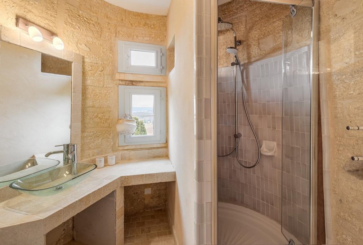Magnificent XVIth century château. Saltwater pool. Walking distance to shops etc. 6 bedrooms to sleep 12 guests (UZES118GN)