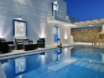 Luxury 2 bedroom holiday villa with private pool in Mykonos Greece (PV968)