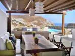 Luxury 3 bedroom holiday villa with private pool in Mykonos Greece (PV1344)
