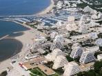 Garden Flat set right on the Beach near Montpellier. Sleeps 4, 1 bedroom (MONT112GN)