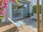 Garden Flat set right on the Beach near Montpellier. Sleeps 4, 1 bedroom (MONT112GN)
