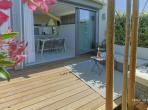 Garden Flat set right on the Beach near Montpellier. Sleeps 4, 1 bedroom (MONT112GN)