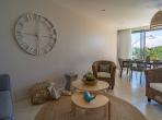 Apartment with Garden and Direct Access to Beach. Sleeps 6, 2 bedrooms (MONT111GN)