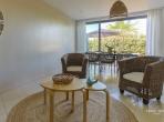Apartment with Garden and Direct Access to Beach. Sleeps 6, 2 bedrooms (MONT111GN)