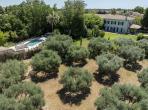 Large family villa with 6 ensuite bedrooms with private pool, aircon near Montpellier and beaches (MONT188GN)