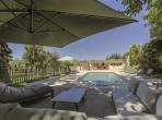 Large family villa with 6 ensuite bedrooms with private pool, aircon near Montpellier and beaches (MONT188GN)