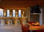 Luxury 4 bedroom holiday villa with private pool in Mykonos Greece (PV1364)