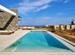 Luxury 6 bedroom holiday villa with private pool in Paros Greece (PV3002)