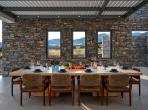 Luxury 6 bedroom holiday villa with private pool in Paros Greece (PV3002)