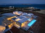 Luxury 6 bedroom holiday villa with private pool in Paros Greece (PV3002)