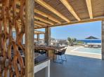 Luxury 5 bedroom holiday villa with private pool in Mykonos Greece (PV823)