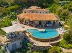 Luxury 6 bedroom holiday villa with private pool in Cote d'Azur France (PV1627)
