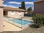 Spacious villa with 4 bedrooms and private pool, walking distance to the beach at Valras Plage (VAS105)