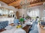 Luxury 7 bedroom holiday villa with private pool in Tuscany Italy (PV1534-2)