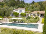Luxury 5 bedroom holiday villa with private pool in Cote d'Azur France (PV3019)