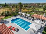 Luxury 6 bedroom holiday villa with private pool in Algarve Portugal (PV3025)