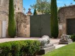 Magnificent XVIth century château. Saltwater pool. Walking distance to shops etc. 6 bedrooms to sleep 12 guests (UZES118GN)