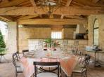 Magnificent XVIth century château. Saltwater pool. Walking distance to shops etc. 6 bedrooms to sleep 12 guests (UZES118GN)