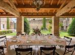 Magnificent XVIth century château. Saltwater pool. Walking distance to shops etc. 6 bedrooms to sleep 12 guests (UZES118GN)