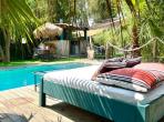 Contemporary villa with exotic garden, pool and jacuzzi. 5 bedrooms to sleep 11 (MONT194GN)