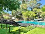 Contemporary villa with exotic garden, pool and jacuzzi. 5 bedrooms to sleep 11 (MONT194GN)
